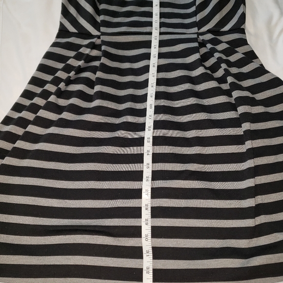 Apt 9 size girls14 Black and gray striped Dress - Picture 8 of 8